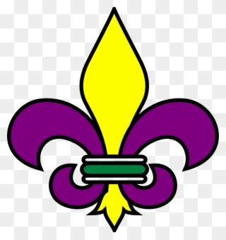 Fleur De Lis Mardi Gra Hi 564×598 - St Joan Of Arc School Logo Clipart