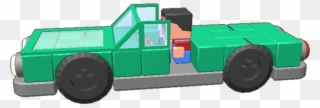 This Is A Green Fun Car That You Can Drive - Pickup Truck Clipart