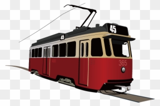 Clip Art Free Trams In Lisbon Rapid - Tram Clipart - Png Download