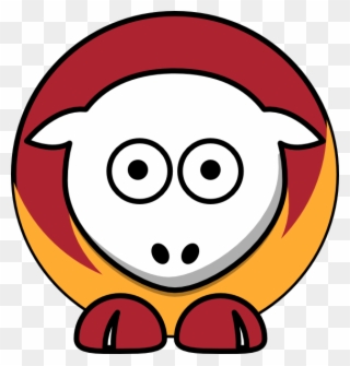 Sheep - Usc Trojans - Team Colors - College Football - Cal State Fullerton Titans Clipart
