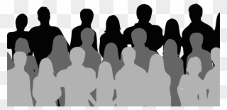 Clip Art - Church People Silhouette Png Transparent Png