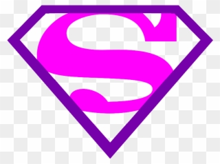 Supergirl Clipart Emblem Pink - Superwoman Logo - Png Download
