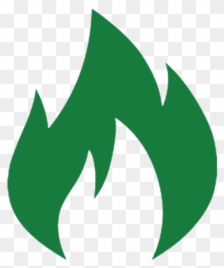 Blue Flame Png Image - Green Fire Flame Logo Clipart