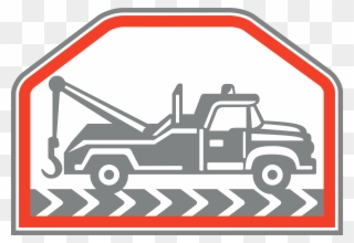 Dodge Wrecker Cliparts - Tow Wrecker Truck Side Retro Card - Png Download