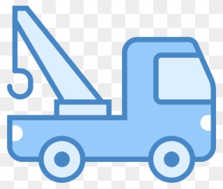 Tow Truck Icon Png Clip Art Royalty Free Library - Tow Truck Blue Icon Transparent Png