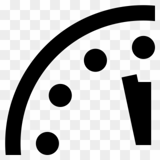Bulletin Of The Atomic Scientists Wikiquote - Doomsday Clock 1 Minute Clipart