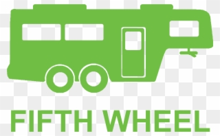 Fifth Wheel Vechile Icon Rv - Vector 5th Wheel Camper Clip Art - Png Download