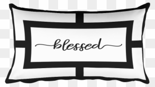 Blessed Pillow - Throw Pillow Clipart
