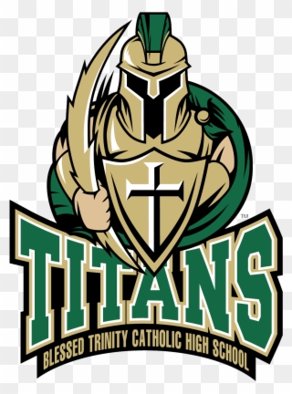 Blessed Trinity Lassiter Trojan Volleyball - Blessed Trinity High School Logo Clipart