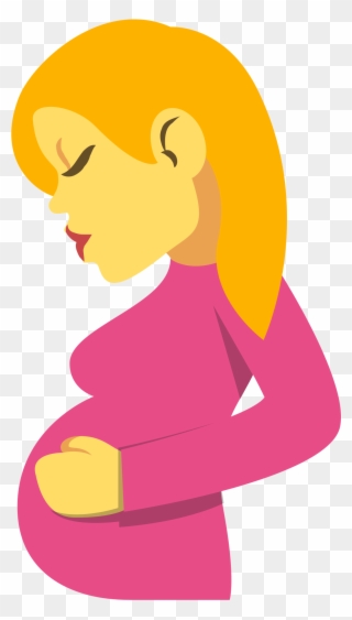 Open - Pregnant Emoji Clipart