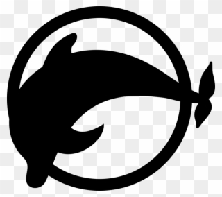 Dolphin Symbol Emblem Cat Computer Icons - Dolphinarium Icon Clipart