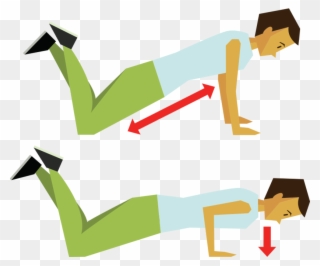 Modified Pushup - Push-up Clipart