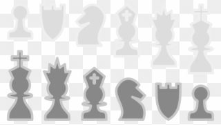 Big Image - Chess Piece Queen Shower Curtain Clipart