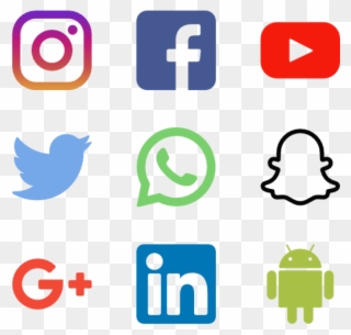 Social Media Png - Social Media Icon Black Clipart