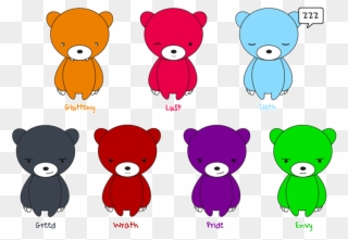 The Seven Sinful Bears - Giant Panda Clipart
