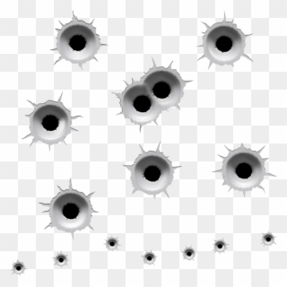 Bullet Holes Png Hd - Bullet Hole Vector Png Clipart