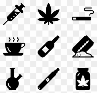 Addiction & Drugs - Addiction Icon Clipart