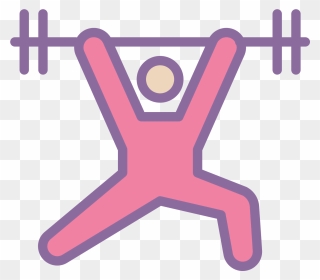 Weightlifting Icon - Olympic Weightlifting Clipart