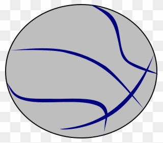 Blue Clip Art At Clker Com Vector - Transparent Basketball Clip Art - Png Download
