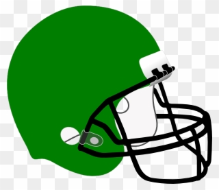 Football Helmet Clip Art Green At Clker Com Vector - Football Helmet Clipart Png Transparent Png