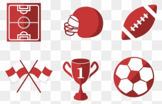 American Football Football Pitch Clip Art - Vector Graphics - Png Download