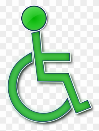 Disability Disabled Parking Permit Cerebral Palsy Wheelchair - Simbolo Silla De Ruedas Clipart