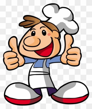 Pizza Chef Cartoon Transprent Png Free - Thumb Up Food Png Clipart