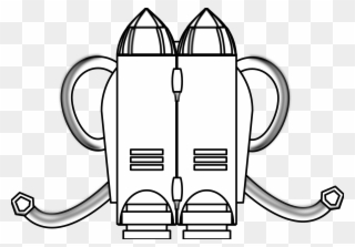 Clipart Info - Jetpack Drawing - Png Download