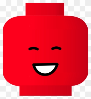 Lego Clip Art Free Clipart Images 4 Clipartix - Red Lego Face - Png Download