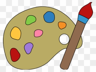 Painting Clipart Student - Cute Clipart Paint - Png Download