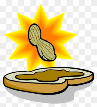 Free Peanut Butter Clip Art The Cliparts - Peanut Butter Sandwich Clip Art - Png Download