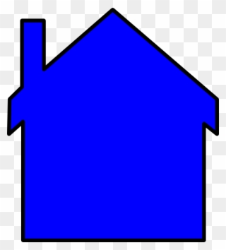 House Logo Blue Clip Art At Clkercom Vector Clip Art - Blue House Clip Art - Png Download