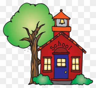 Png Royalty Free Library No Collection Elementary Background - School House Cartoon Clipart
