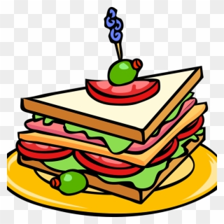 Party Food Clipart Party Food Clipart Sandwich Food - Sandwich Clip Art - Png Download