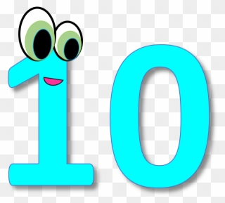 Number 10 Clipart - Ten Clipart - Png Download
