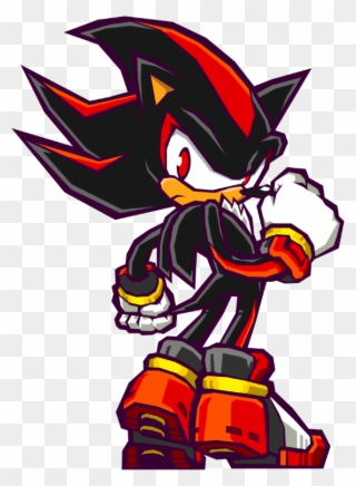 Emerl Clipart Sonic - Shadow The Hedgehog Hair - Png Download