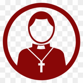 Pastor Clipart Catholic Priest - Circle - Png Download