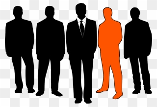 People Clipart Silhouette Transparent - Group Of People - Png Download