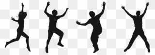 Silhouette Computer Icons Download Person - Silhouette Jumping For Joy Clipart - Png Download