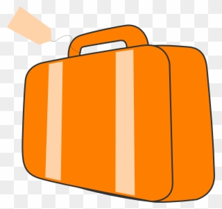 Download Orange Suitcase Clipart Suitcase Baggage Clip - Cartoon Suitcase Clip Art - Png Download
