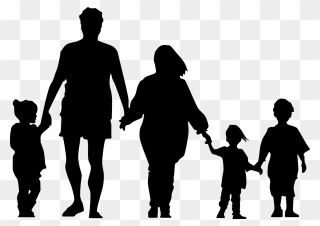 Family Silhouette Computer Icons Child Download - Silhouette Of A Family Holding Hands Clipart