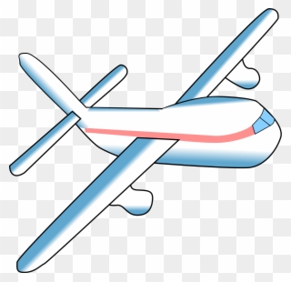 File Airplane Svg Wikimedia Commons Open - Airplane Gif No Background Clipart