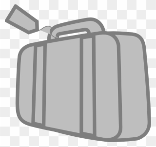 Download Suitcase Transparent White And Black Clipart - Suitcase Clipart Transparent White And Black - Png Download