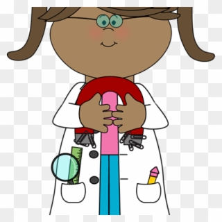 Kids Science Clipart Science Clip Art Science Images - Scientist Boy And Girl Cartoon - Png Download