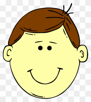 Boy Face Cartoon Drawing Clipart