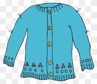 Sweater 20clipart - Cardigan Clipart - Png Download