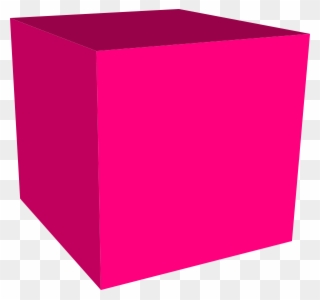 Shapes Clipart Cube - Pink Cube Png Transparent Png