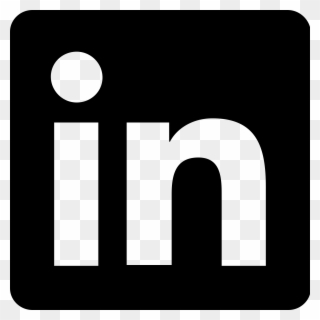 Linkedin - Zeljkoobrenovic - Linkedin Logo Black Png Clipart