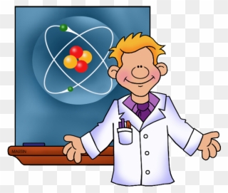 Science Clipart Phillip Martin - Science Teacher In Cartoon - Png Download