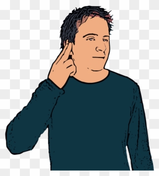 Are Deaf People Immune From Schizophrenia By Fiddy - British Sign Language Deaf Clipart